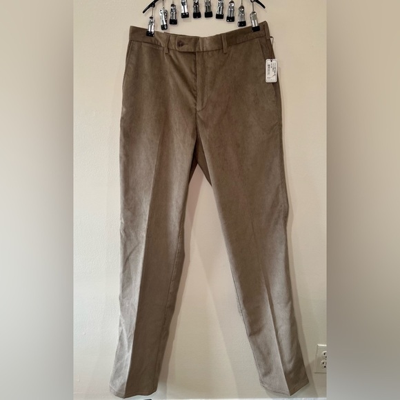 Peter Millar Nanoluxe Corduroy Dress Pants size 34 Waist - Picture 1 of 7